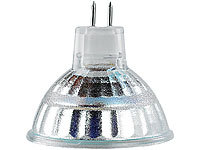 Luminea LED-Spotlight mit Glasgehäuse, GU5.3, 1,5 Watt, 12 V, 180 lm, weiß