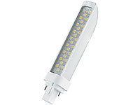Luminea Schwenkbare LED-Lampe, G24d-2, 6W, tageslichtweiß, 450 lm