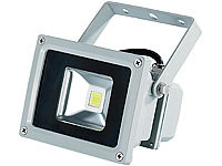 Luminea Wetterfester LED-Fluter im Metallgehäuse, 10 W, IP65, warmweiß; Wetterfester LED-Fluter (tageslichtweiß) 