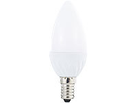 Luminea 2er-Set LED-Kerzenlampe, E14, 3 W, 250 lm, A+, B35, warmweiß (2.700 K)