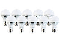 Luminea LED-Lampe E27, 7W, tageslichtweiß 5400 K, 490 lm, 180°, 10er-Set