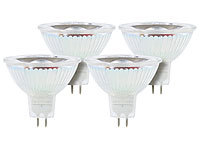 Luminea COB-LED-Spotlight, GU5.3, MR16, 5 W, 350 lm, tageslichtweiß, 4er-Set; LED-Tropfen E27 (warmweiß) LED-Tropfen E27 (warmweiß) 