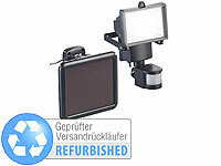 Luminea Solar-LED-Wand-Fluter für außen, mit PIR-Sensor, Versandrückläufer; Wetterfester LED-Fluter (tageslichtweiß) 