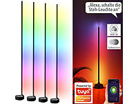 Luminea Home Control 4er-Set WLAN-Steh-/Eck-Leuchten mit RGB-CCT-IC-LEDs, 12W, App, schwarz; WLAN-USB-Stimmungsleuchten mit RGB + CCT-LEDs und App, WLAN-LED-Deckenleuchte CCT WLAN-USB-Stimmungsleuchten mit RGB + CCT-LEDs und App, WLAN-LED-Deckenleuchte CCT WLAN-USB-Stimmungsleuchten mit RGB + CCT-LEDs und App, WLAN-LED-Deckenleuchte CCT WLAN-USB-Stimmungsleuchten mit RGB + CCT-LEDs und App, WLAN-LED-Deckenleuchte CCT 