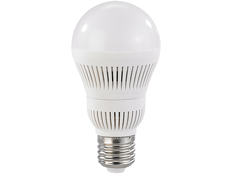 ; LED-Spots GU10 (warmweiß), LED-Tropfen E27 (tageslichtweiß) 