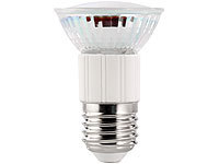 Luminea SMD-LED-Lampe m. Farbwechsler,E27, 48LEDs, 19 lm (refurbished); LED-Tropfen E27 (tageslichtweiß) 