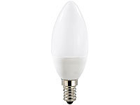 Luminea SMD-LED-Lampe Candle mit 15 LEDs, E14, weiß, 150-160 lm; LED-Tropfen E27 (warmweiß) LED-Tropfen E27 (warmweiß) 