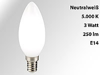 Luminea SMD-LED-Kerzenlampe, 3,2 Watt, E14, B35, 250 Lumen, weiß; LED-Tropfen E27 (warmweiß) LED-Tropfen E27 (warmweiß) 