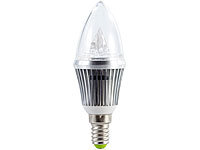 Luminea SMD-LED-Candle, 4W, E14, warmweiß, 280-320 lm; LED-Tropfen E27 (warmweiß) LED-Tropfen E27 (warmweiß) 