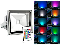 Luminea Wetterfester LED-Fluter im Metallgehäuse, 30W, IP65, RGB; Wasserfeste LED-Fluter (warmweiß) Wasserfeste LED-Fluter (warmweiß) 