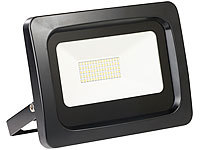 Luminea Wetterfester LED-Fluter im Metallgehäuse, 50 W, IP65, warmweiß