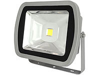 Luminea Wetterfester LED-Fluter im Metallgehäuse, 80 W, IP65, tageslichtweiß; Wasserfeste LED-Fluter (warmweiß) Wasserfeste LED-Fluter (warmweiß) 