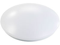 Luminea LED-Wand & Deckenleuchte, 20 W, Ø 38 cm, warmweiß; LED-Tropfen E27 (neutralweiß) LED-Tropfen E27 (neutralweiß) LED-Tropfen E27 (neutralweiß) LED-Tropfen E27 (neutralweiß) 