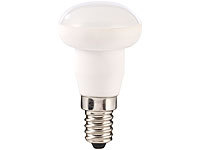 Luminea Keramik-LED-Reflektor, R39, E14, 3,5 Watt, 2700 K, 300 Lumen, warmweiß; LED-Kerze E14 (warmweiß) LED-Kerze E14 (warmweiß) 