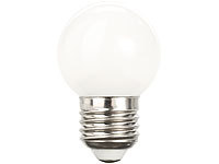 Luminea Retro-LED-Lampe, E27, 3 W, G45, 250 lm, warmweiß; LED-Spots GU10 (warmweiß) LED-Spots GU10 (warmweiß) 