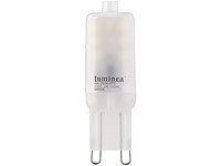 Luminea High-Power-LED-Stiftlampe, G9, 2 Watt, 130 Lumen, 2700 K / warmweiß