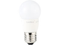 Luminea LED-Tropfen, E27, 5,5 W, 470 lm, 160°, 6.400 K, weiß; LED Leuchtmittel E27 (warmweiß), LED Leuchtmittel E27 (weiß) LED Leuchtmittel E27 (warmweiß), LED Leuchtmittel E27 (weiß) LED Leuchtmittel E27 (warmweiß), LED Leuchtmittel E27 (weiß) 