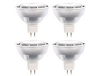 Luminea High-Power LED-Spot GU5.3 , 7W, 12V, tageslichtweiß, 500 lm, 4er-Set; LED-Spots GU10 (warmweiß), LED-Tropfen E27 (tageslichtweiß) LED-Spots GU10 (warmweiß), LED-Tropfen E27 (tageslichtweiß) 