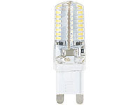 Luminea LED-Stiftsockel mit Silikon-Hülle, G9, 5 Watt, 350 Lumen, weiß