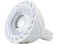 Luminea COB-LED-Spotlight, GU5.3, MR16, 7 W, 500 lm, tageslichtweiß; LED-Spots GU10 (warmweiß), LED-Tropfen E27 (tageslichtweiß) LED-Spots GU10 (warmweiß), LED-Tropfen E27 (tageslichtweiß) 