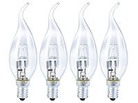 Luminea Halogen-Kerze, B35, E14, 42 W, warmweiß, dimmbar, 4er-Set; LED-Tropfen E27 (tageslichtweiß) LED-Tropfen E27 (tageslichtweiß) 