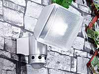 Luminea LED-Fluter, Aluminium, 13,5 Watt, IP44, mit Bewegungssensor