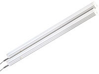 Luminea Unterbauleuchte warmweiß T5,6,5W,60cm Ein-/Ausschalter,2er Set; LED Leuchtstoffröhre LED Leuchtstoffröhre LED Leuchtstoffröhre 
