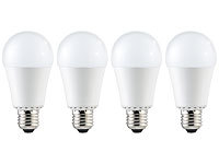 Luminea High-Power LED-Lampe, 4er Set, E27, 15 W, 1400 lm, tageslichtweiß; LED Leuchtmittel E27 (warmweiß), LED Leuchtmittel E27 (weiß) 