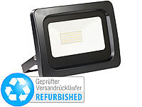 Luminea Wetterfester LED-Fluter, Metallgehäuse, 50 W, IP65,(Versandrückläufer); LED-Fluter mit Bewegungsmelder (tageslichtweiß) 