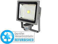 Luminea Wetterfester LED-Fluter im Metallgehäuse, 30W, IP65(Versandrückläufer); Wasserfeste LED-Fluter (warmweiß) 