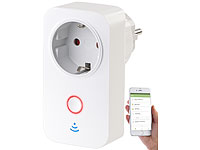 Luminea WLAN-Steckdose, weltweite App-Steuerung, komp. zu Alexa Voice Service; WLAN-LED-Streifen-Sets, kompatibel zu Alexa Voice Service WLAN-LED-Streifen-Sets, kompatibel zu Alexa Voice Service
