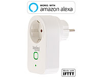Luminea WLAN-Steckdose mit App, kompatibel mit Amazon Alexa & Google Assistant; WLAN-LED-Streifen-Sets, kompatibel zu Amazon Alexa & Google Assistant WLAN-LED-Streifen-Sets, kompatibel zu Amazon Alexa & Google Assistant WLAN-LED-Streifen-Sets, kompatibel zu Amazon Alexa & Google Assistant
