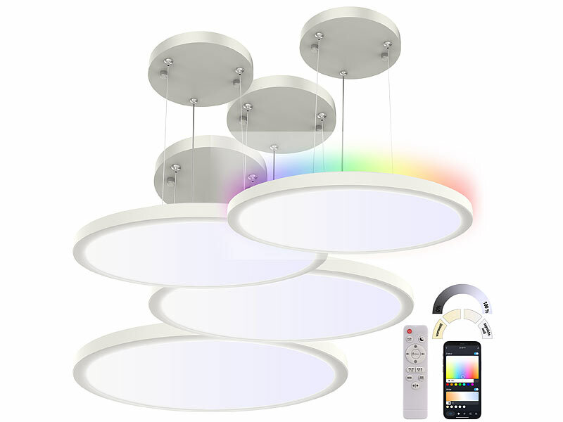; lampada da soffitto led wifi CCT, wlan-usb-luci d'atmosfera con rgb + cct-led e app lampada da soffitto led wifi CCT, wlan-usb-luci d'atmosfera con rgb + cct-led e app lampada da soffitto led wifi CCT, wlan-usb-luci d'atmosfera con rgb + cct-led e app 