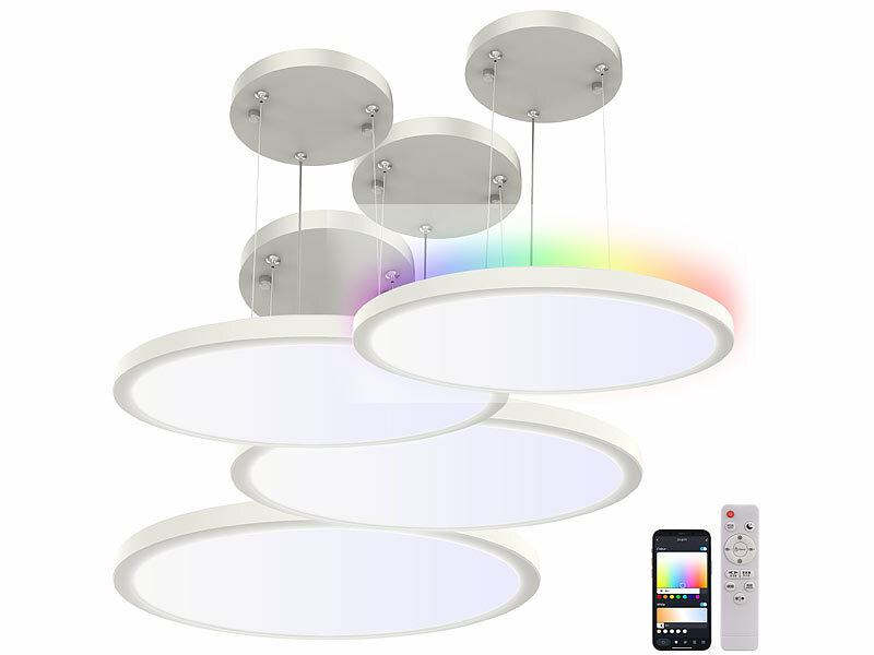 ; lampada da soffitto led wifi CCT, wlan-usb-luci d'atmosfera con rgb + cct-led e app lampada da soffitto led wifi CCT, wlan-usb-luci d'atmosfera con rgb + cct-led e app lampada da soffitto led wifi CCT, wlan-usb-luci d'atmosfera con rgb + cct-led e app 