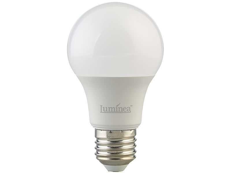 1.050 Luminea LED-Lampen, 120 warmweiß, W E27, E, 3er lm (ersetzt Set 9 W),