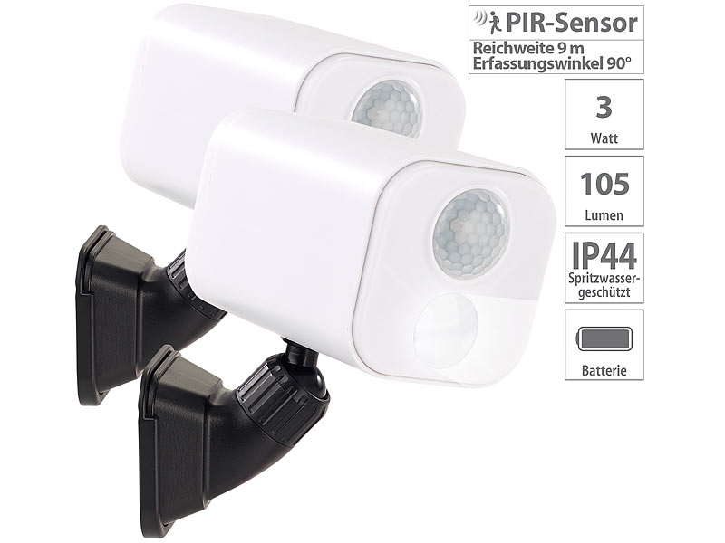; LED-Solar-Fluter mit Bewegungsmelder LED-Solar-Fluter mit Bewegungsmelder 