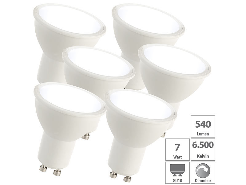 ; LED-Spots GU10 (warmweiß) LED-Spots GU10 (warmweiß) LED-Spots GU10 (warmweiß) LED-Spots GU10 (warmweiß) 