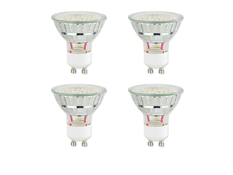; LED-Spots GU10 (warmweiß) 