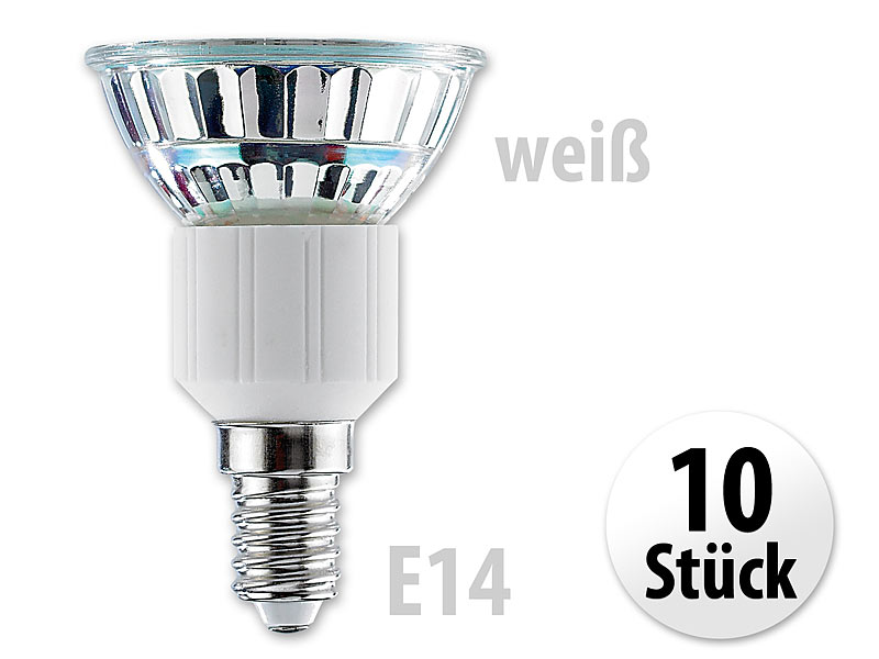 ; LED-Spot E14 (tageslichtweiß) 