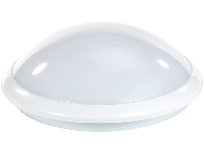 Luminea Deckenlampe mit Radar-Bewegungssensor, E27, max. 60 W, IP44; LED Leuchtmittel E27 (weiß) LED Leuchtmittel E27 (weiß) LED Leuchtmittel E27 (weiß) LED Leuchtmittel E27 (weiß)