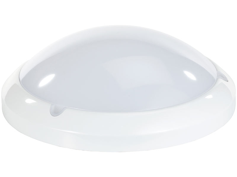 Luminea High-Power LED-Lampe mit Radar-Bewegungssensor, 16 Watt, IP44; LED Leuchtmittel E27 (weiß) LED Leuchtmittel E27 (weiß) LED Leuchtmittel E27 (weiß) LED Leuchtmittel E27 (weiß) 