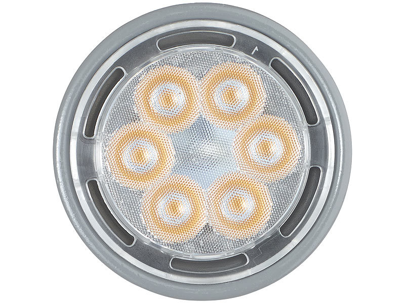 ; LED-Spots GU10 (warmweiß) 