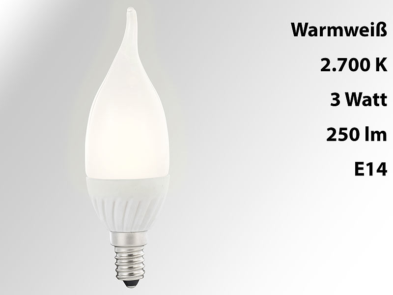 ; LED-Tropfen E27 (warmweiß) LED-Tropfen E27 (warmweiß) 