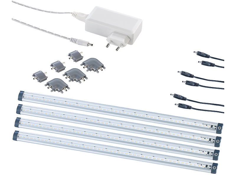 ; LED-Schrankleuchten mit Bewegungs- & Lichtsensoren 