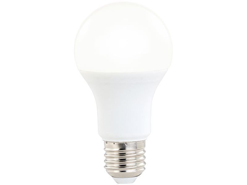 3 E27, LED-Lampe lm, Helligkeitsstufen, A60 mit 1400 warmweiß, 14 W, Luminea