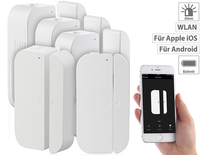 ; Funk-Steckdosen mit Tür- und Fenstersensor Funk-Steckdosen mit Tür- und Fenstersensor Funk-Steckdosen mit Tür- und Fenstersensor Funk-Steckdosen mit Tür- und Fenstersensor 