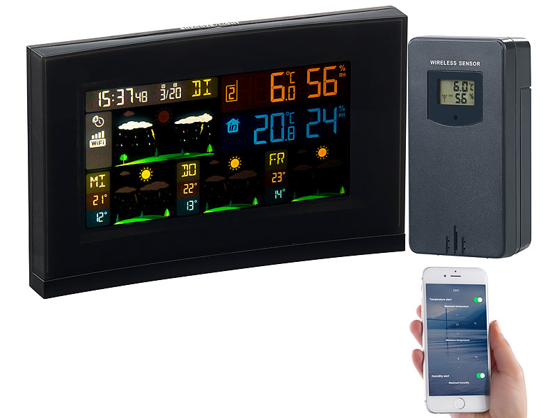; sensori di temperatura e umidità WiFi con analisi dell'app sensori di temperatura e umidità WiFi con analisi dell'app 