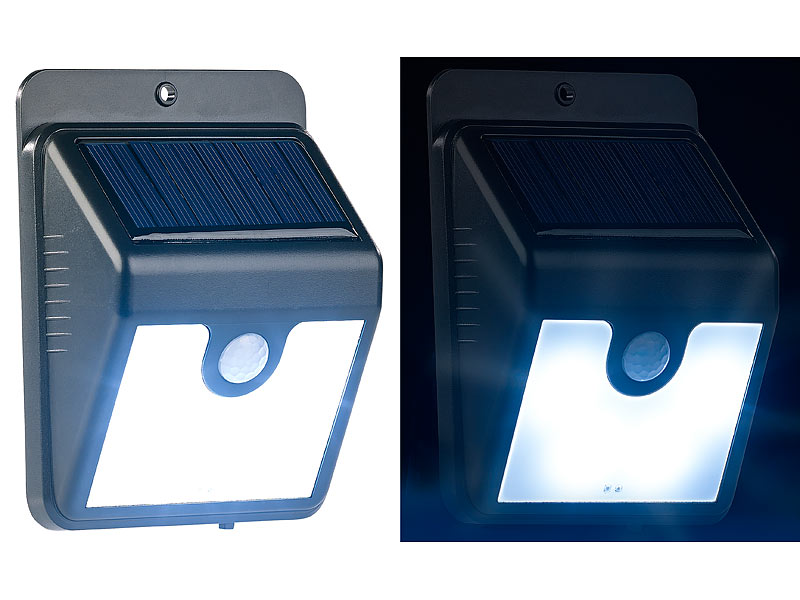 ; LED-Solar-Fluter mit Bewegungsmelder 