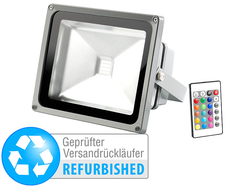 ; Wasserfeste LED-Fluter (warmweiß) 