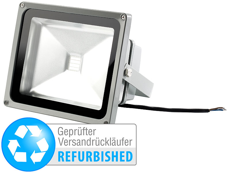 ; Wasserfeste LED-Fluter (warmweiß) 